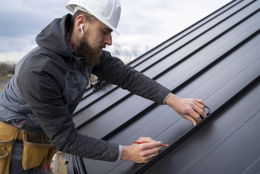 Metal roof panels