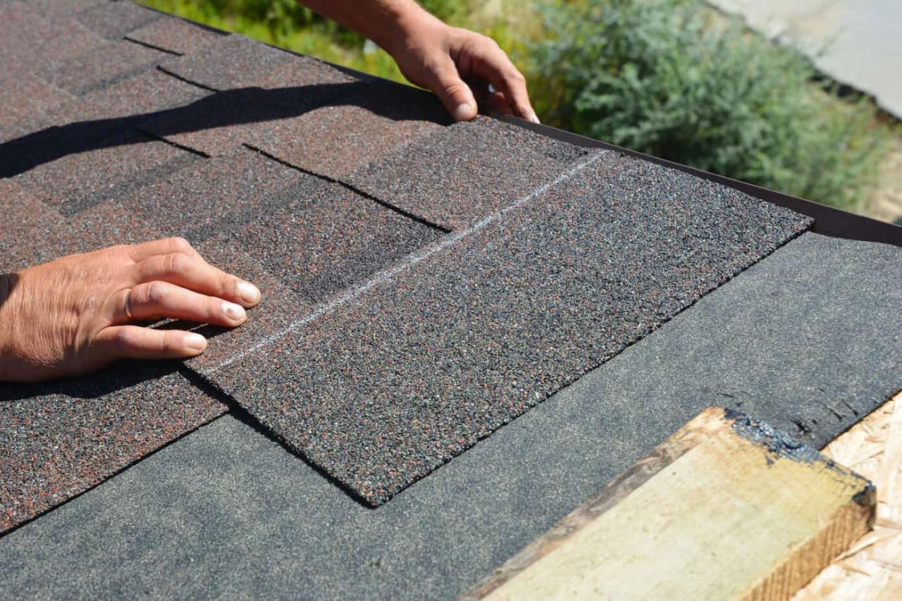 Shingles roof